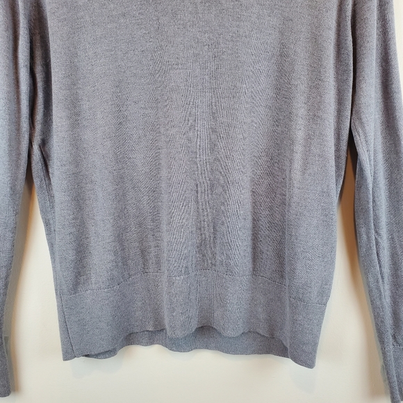 Banana Republic Silk Yak Hair Blend Sweater Size M Womens Knit Crew Neck - Picture 3 of 8